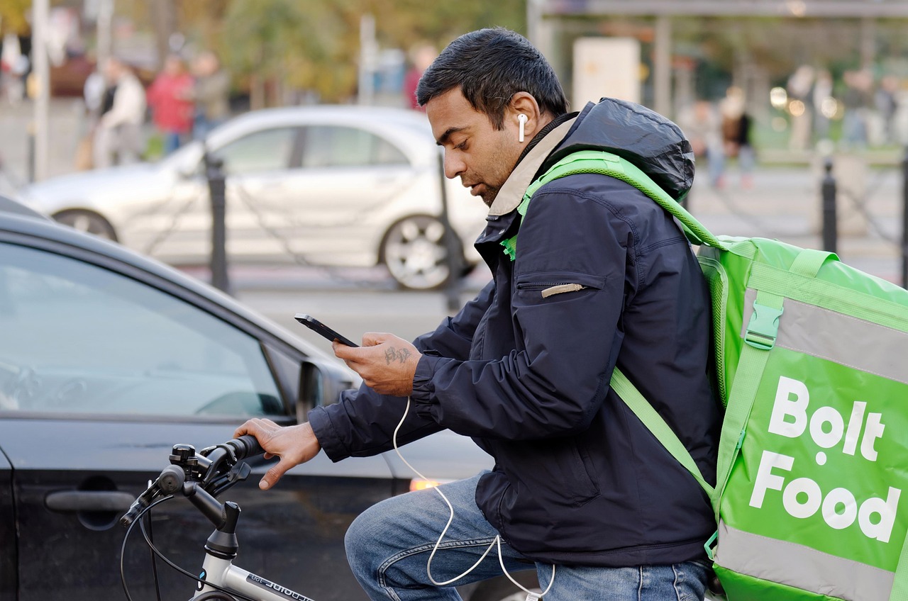 chauffeur,livreur,uber eats